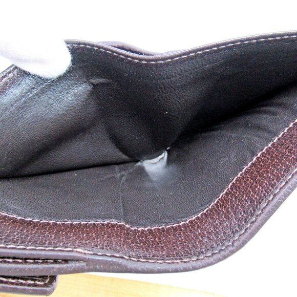 GUCCI W Hook Wallet GG Pattern Beige Canvas ?~ Leather Authentic Used G1469 - Picture 6 of 7